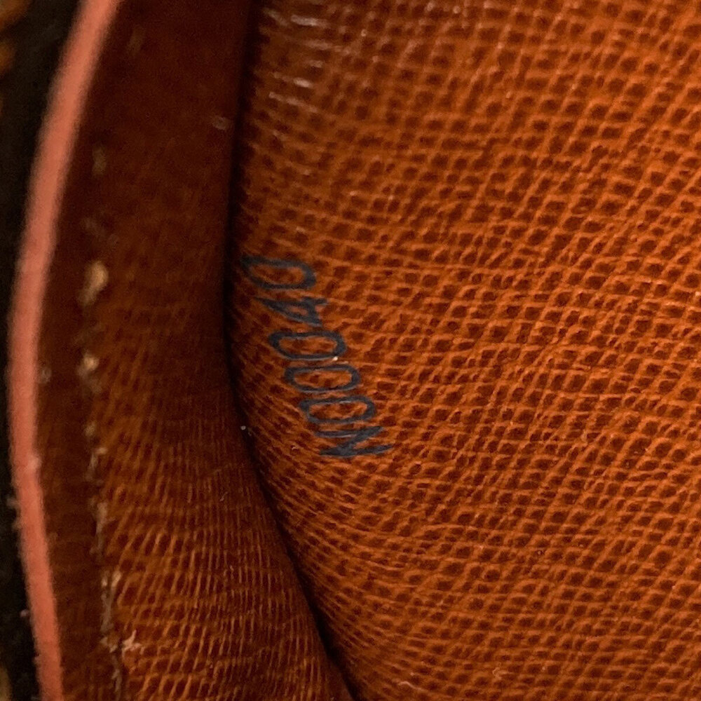Louis Vuitton Blois Monogram Canvas Shoulder Bag Brown